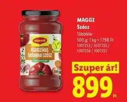 Lidl MAGGI SZÓSZ ajánlat