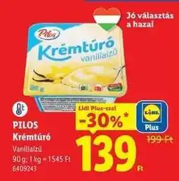 Lidl Pilos Krémtúró ajánlat