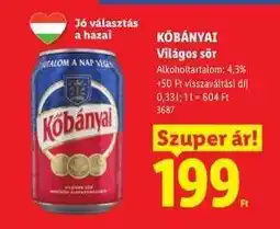 Lidl KŐBÁNYAI ajánlat