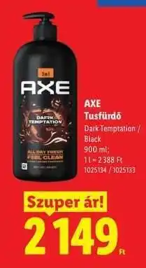 Lidl AXE Tusfürdő ajánlat