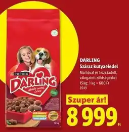 Lidl DARLING Száraz kutyaeledel ajánlat