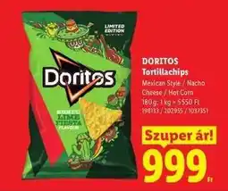 Lidl DORITOS TORTILLACHIPS ajánlat