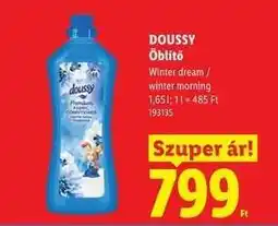 Lidl Doussy Öblítő ajánlat