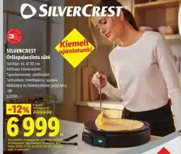 Lidl SILVERCREST Óriáspalacsinta sütő ajánlat