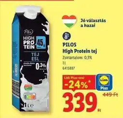 Lidl Pilos High protein tej ajánlat