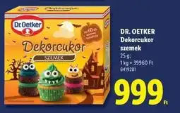 Lidl Dr. Oetker Dekorcukor Szemek ajánlat