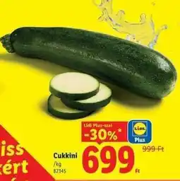 Lidl Cukkini ajánlat