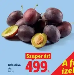 Lidl Kék szilva ajánlat