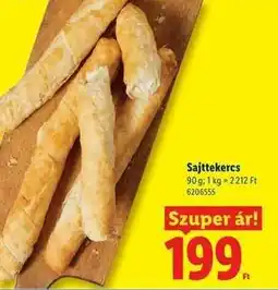 Lidl Sajttekercs ajánlat