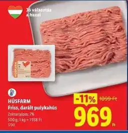 Lidl HÚSFARM ajánlat