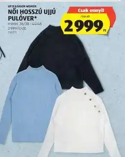 ALDI Női hosszú ujjú pulóver ajánlat