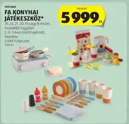 ALDI TOYLINO Fa Konyhai Játékkészlet ajánlat