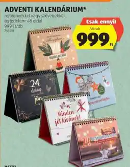 ALDI Adventi kalendárium ajánlat