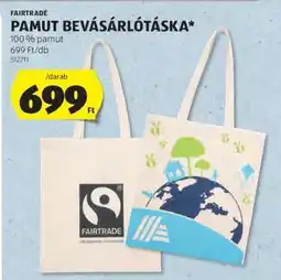 ALDI Pamut Bevásárlótáska ajánlat