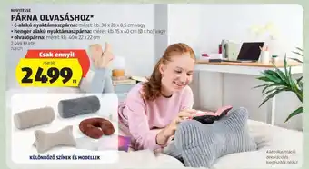Párna olvasáshoz