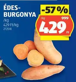 ALDI Édesburgonya ajánlat