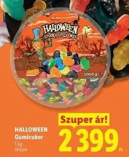 Lidl HALLOWEEN Gumicukor ajánlat