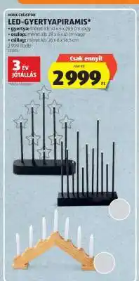 ALDI LED-GYERTYAPIRAMIS ajánlat
