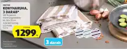 ALDI CROFTON Konyharuha, 3 darab ajánlat