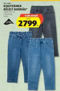 ALDI Lily & Dan Kisgyermek Bélelt Nadrág ajánlat