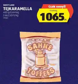 ALDI SWEET LAND TEJKARAMELLA ajánlat