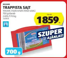 ALDI Milsani Trappista Sajt ajánlat
