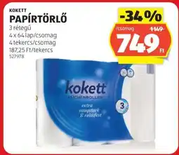 ALDI Kokett Papírtörlő ajánlat