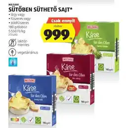 ALDI MILSANI Sütőben süthető sajt ajánlat