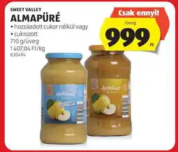 ALDI SWEET VALLEY ALMAPÜRÉ ajánlat