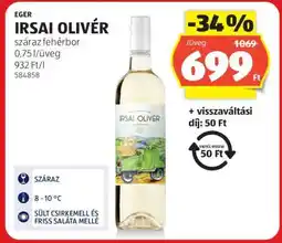 ALDI Irsai Olivér ajánlat