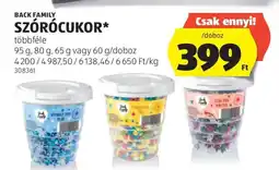 ALDI BACK FAMILY SZÓRÓCUKOR ajánlat