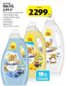 ALDI Coccolino Öblítő ajánlat