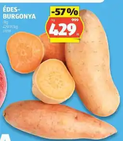 ALDI Édesburgonya ajánlat