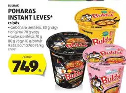 ALDI Buldak Poharas Instant Leves ajánlat