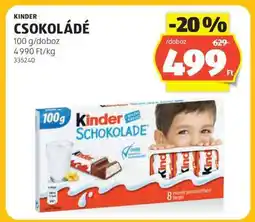 ALDI KINDER Csokoládé ajánlat