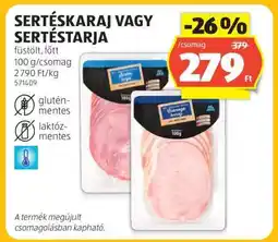 ALDI Sertéskaraj vagy Sertéstarja ajánlat
