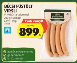 ALDI Bécsi Füstölt Virsli ajánlat
