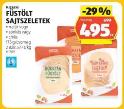 ALDI MILSANI Füstölt Sajtszeletek ajánlat