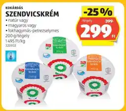 ALDI Kokárdás Szendvicskrém ajánlat