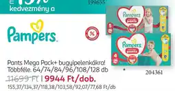 Rossmann Pampers ajánlat