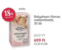 Rossmann Babydream Mamas melltartóbetét ajánlat