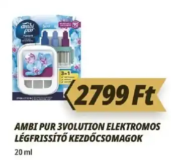 Ambi pur 3volution elektromos légfrissítő kezdőcsomagok
