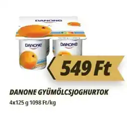 Príma Danone gyümölcsjoghurtok ajánlat