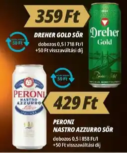 Príma Dreher gold sör ajánlat