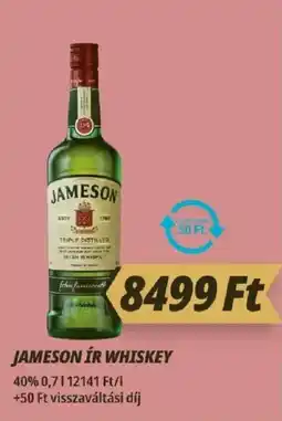 Príma Jameson ír whiskey ajánlat