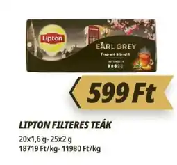 Príma Lipton filteres teák ajánlat