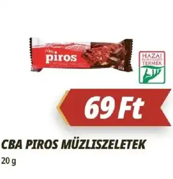 Cba piros műzliszeletek