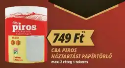 Príma Cba piros háztartási papírtörlő ajánlat
