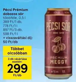 Tesco Pécsi sör ajánlat