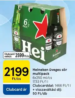 Tesco Heineken üveges sör multipack ajánlat